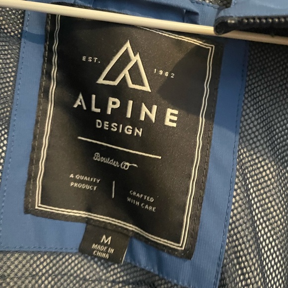 Alpine Design Mens rain jacket - Picture 2 of 2